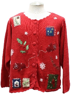 1980's Womens Ugly Christmas Sweater