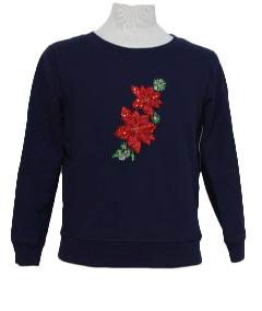 1980's Womens Ugly Christmas Sweatshirt