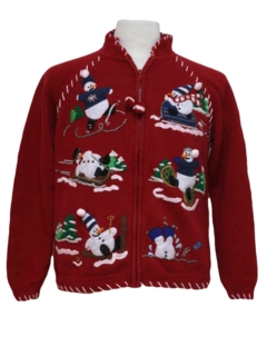 1980's Womens Ugly Christmas Sweater