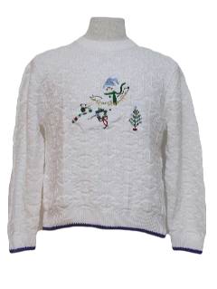 1980's Womens Ugly Christmas Sweater