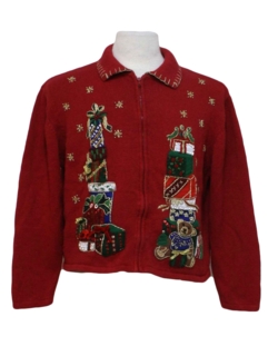 1980's Womens Ugly Christmas Sweater