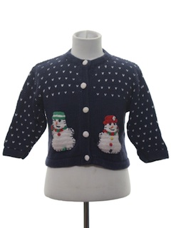 1980's Womens/Childs Ugly Christmas Sweater