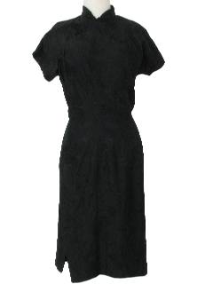 1960's Womens Cheongsam Dress