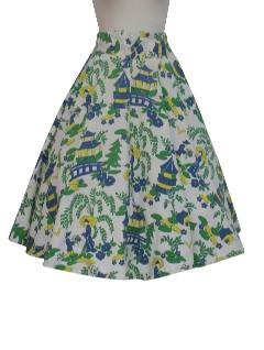 1940's Womens Circle Skirt