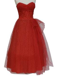 1940's Womens Cocktail Maxi Dress