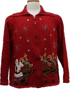 1980's Womens Ugly Christmas Sweater