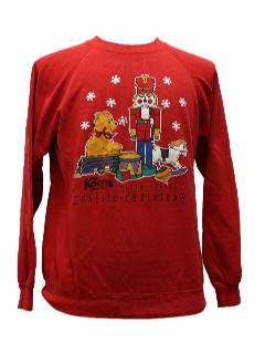 1980's Unisex Ugly Christmas Sweatshirt