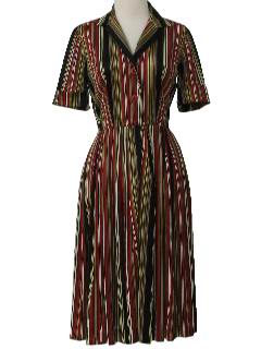 1940's Womens Knit House Dress