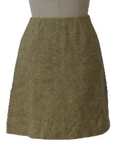 1970's Womens Wool Skirt