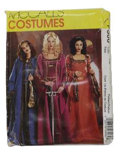 1990's Womens Renfair Costume Pattern