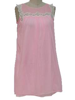 1960's Womens Lingerie Night Gown