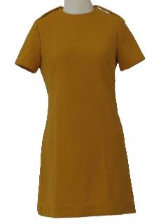1970's Womens Mod Knit Dress