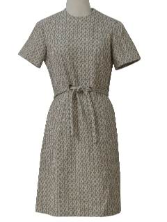 1970's Womens Mod Knit Dress