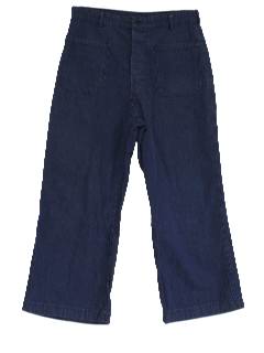 1970's Mens Wide Leg Jeans Pants