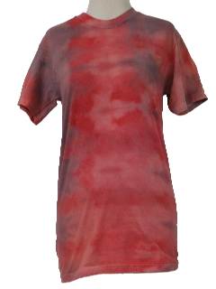 1980's Womens Hippie Tie Dye T-Shirt