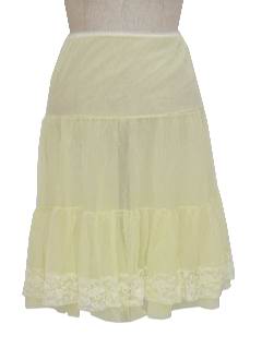 1960's Womens Lingerie - Crinoline Skirt Slip