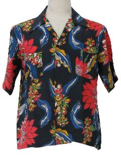 1940's Mens Hawaiian Shirt