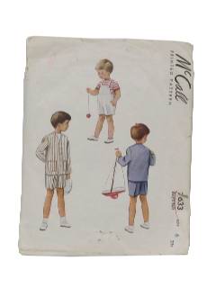 1940's Mens/Childs Sewing Pattern