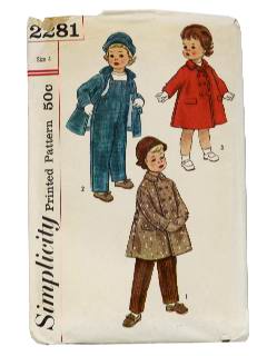 1950's Womens/Childs Sewing Pattern