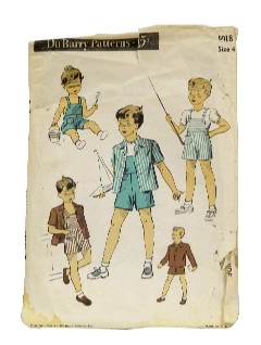 1940's Mens/Childs Sewing Pattern