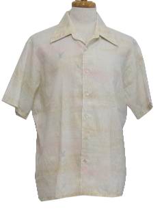1980's Mens Totally 80s Sport Shirt