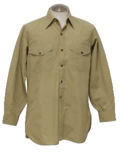1940's Mens Military Uniform Shirt