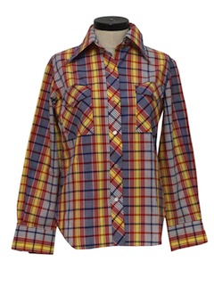 1970's Womens Windbreaker Shirt