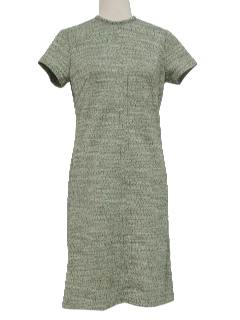 1970's Womens Mod Knit Dress