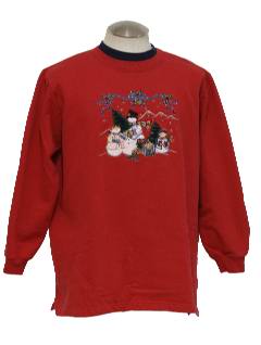 1980's Unisex Ugly Christmas Sweatshirt