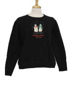 1980's Unisex Vintage Ugly Christmas Sweatshirt