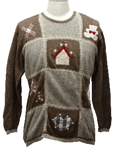 1980's Unisex Country Kitsch Ugly Christmas Sweater