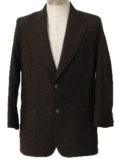 1970's Mens Mod Disco Blazer Style Sport Coat Jacket
