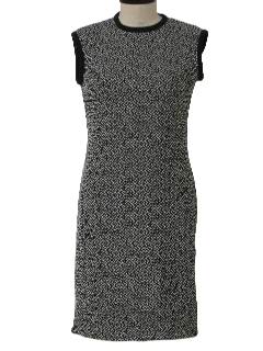 1970's Womens Mod Knit Dress