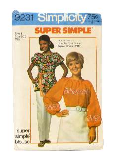 1970's Womens Pattern