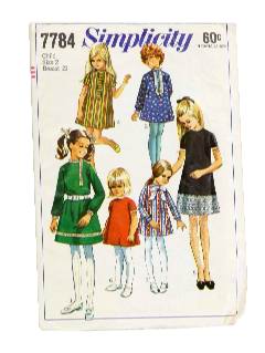 1960's Womens/Childs Pattern