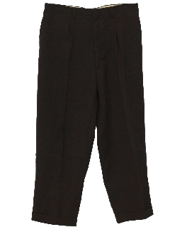 1960's Mens Wool Pleated Pants