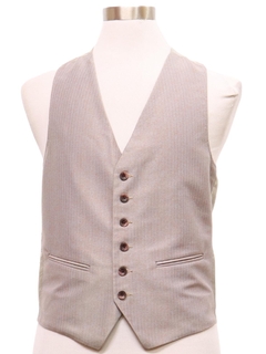 1960's Mens Mod Suit Vest