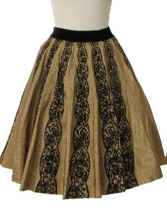 1940's Womens Gored Circle Skirt
