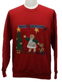 1980's Unisex Ugly Christmas Sweatshirt