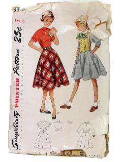 1940's Womens/Childs Sewing Pattern