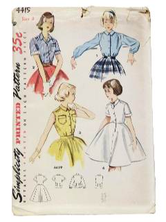 1940's Womens/Childs Sewing Pattern