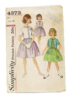 1960's Womens/Childs Sewing Pattern