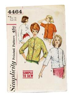 1960's Womens Sewing Pattern