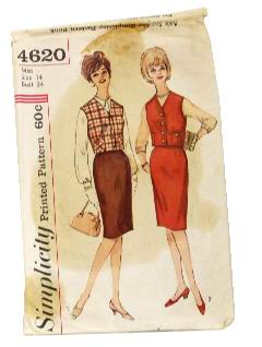 1960's Womens Sewing Pattern