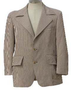 1970's Mens Disco Blazer Style Sport Coat Jacket