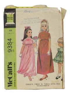 1960's Womens/Childs Pattern