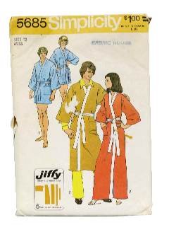 1970's Unisex Pattern