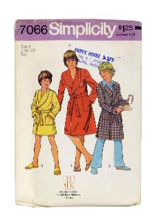 1970's Mens/Childs Pattern