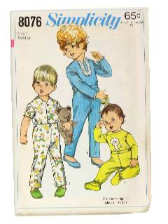 1960's Unisex/Childs Pattern