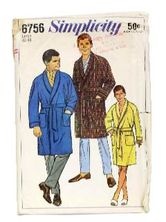 1960's Mens Pattern